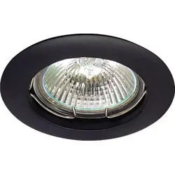 Inbouwspot rond vast IP20 GU10 Zwart Koop Vandaag