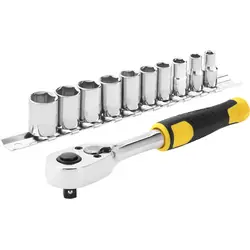 Rechtstreeks Van De Fabrikant Stanley ratelset 1/4" 72T 11-delig