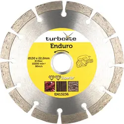 Premium Turbolite Superior Enduro diamantschijf universeel 150x22,2mm