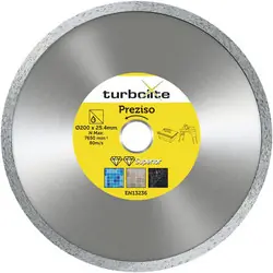 Fabrieksprijs Turbolite Superior Preziso diamantschijf tegels 200x25,4x2,6mm
