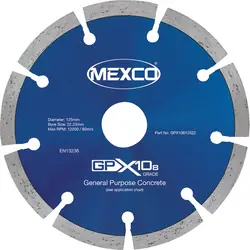 Flitsaanbieding Mexco diamantschijf universeel 125x22,2x2,0mm