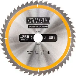 Bestel Nu DeWALT cirkelzaagblad 250x30mm 48T DT1957-QZ