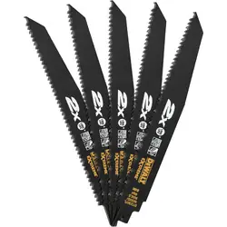 DeWALT Reciprozaagblad 2X BiM extra dik, hout 228x4,2mm Favoriet
