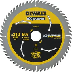 DeWALT cirkelzaagblad 210x30mm 60T Koop Online