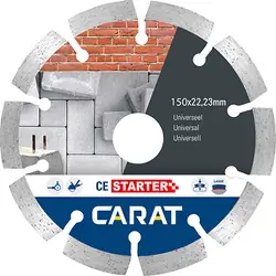 Carat diamantzaag universeel ce starter Ø125x22,23mm Lage Kosten