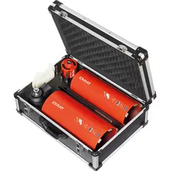 Nu Kopen Carat droogboorset +dustec+adapters+alu koffer Ø82-132-162