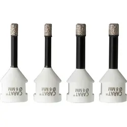 Exclusieve Aanbieding Carat droogboorset haakse slijper ehsc classic Ø6-6-8-8xM14