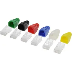 UTP 6 connectors en kappen 8P RJ45/6 Voordeelprijs