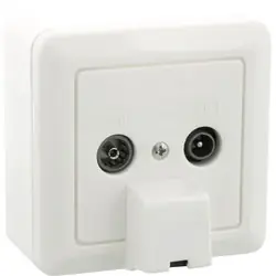 Coax contactdoos CAT3 RTV/RJ45 Meest Verkocht