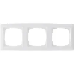 Bestseller Gira System 55 afdekraam 3-voudig Glanzend wit