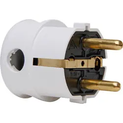 Actieprijs Haakse stekker RA PVC Wit