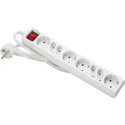 Betrouwbaar Tafelcontactdoos 4V euro + 4V RA schakelaar 1,5m H05VV-F3G1,0