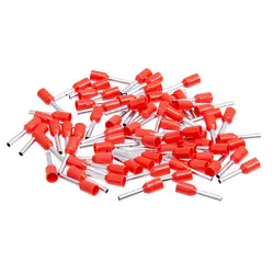 Adereindhuls met kunststofkraag 1mm² rood Populair