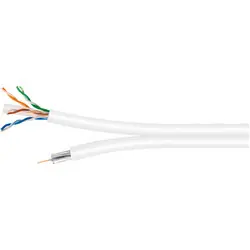 Gratis Retour Kopp combikabel coax/UTP voor KPN & ZIGGO 20m