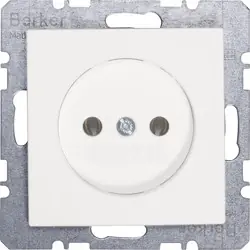 Berker S.1 wandcontactdoos inbouw Mat wit Premium
