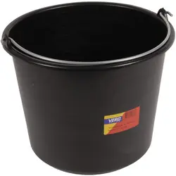 Betrouwbaar Vero bouwemmer zwart 12L