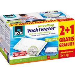 Bison vochtvreter navulzak neutraal 1kg Direct Beschikbaar