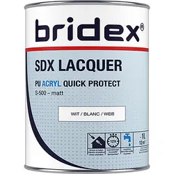 Bridex SDX Lacquer lak acryl 1L wit mat Aanbieding