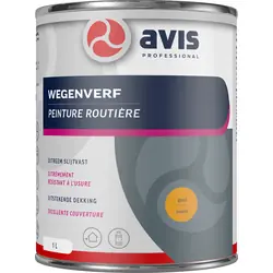 Avis wegenverf 1L geel Direct Verzonden