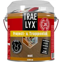 Trae Lyx projectlak & trappenlak 2.5L mat Op = Op