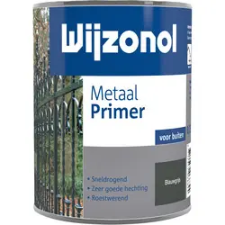 Wijzonol metaal primer 750ml blauwgrijs Lage Kosten