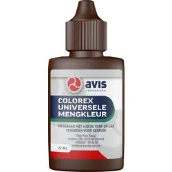 Avis Colorex universele mengkleur 22ml bruin Direct Beschikbaar