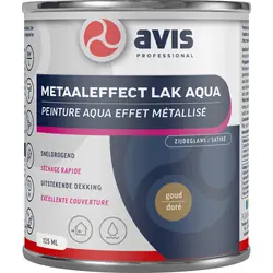 Tijdelijk Beschikbaar Avis Metaaleffect Lak Aqua 125ml goud
