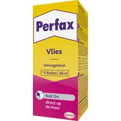 Perfax behangplaksel Vliesbehang 180g Op = Op