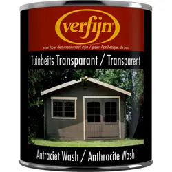 Verfijn Tuin- & Steigerhoutbeits Transparant 750ml antraciet wash Beste Prijs