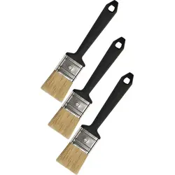 Flitsaanbieding Voordeelset platte kwasten universeel 60 mm 3-delig/varkenshaar