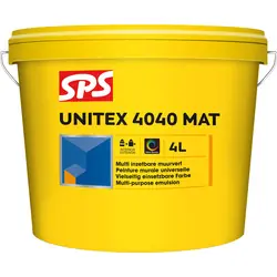 SPS Unitex 4040 mat 4L wit Koop Vandaag