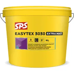 Rechtstreeks Van De Fabrikant SPS Easytex 3030 extra mat 4L wit