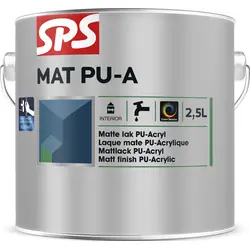 Favoriet SPS Mat PU-A lak acryl 2,5L RAL9010