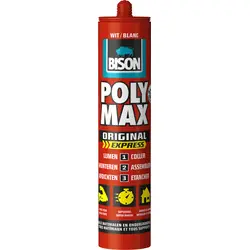 Merkproduct Bison Poly Max Express lijmkit Wit 425gr