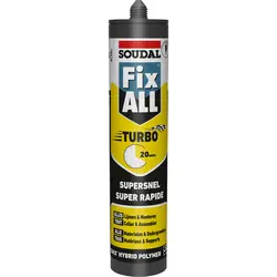 Beperkt Aanbod Soudal Fix All Turbo Zwart 290ml