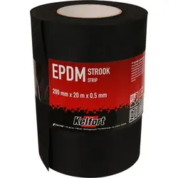 Direct Beschikbaar Kelfort EPDM Folie zwart 200x0,5mmx20m