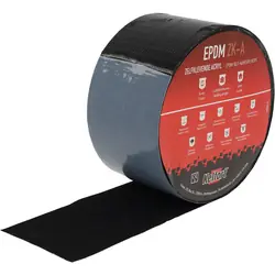 Kelfort EPDM Folie zwart zelfklevend-acryl 100mmx20m Tijdelijk Beschikbaar