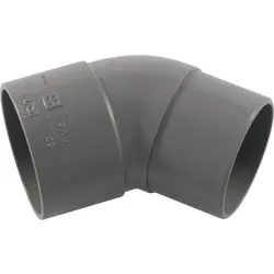 PVC bocht 45º 32mm 1x lijmmof Gereduceerde Prijs