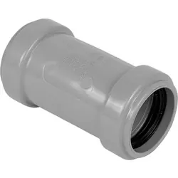 Superprijs PVC overschuifmof 32mm 2x manchet