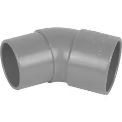 Finale Uitverkoop PVC HWA bocht 45º 70mm