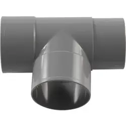 PVC HWA T-stuk 90º 70mm 2x mof Veilige Betaling