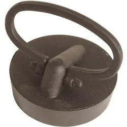 PVC stop zwart met ring voor 1 1/2" afvoerplug Beste Prijs