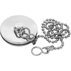 Dagaanbieding Stop & ketting 1 1/2" chroom