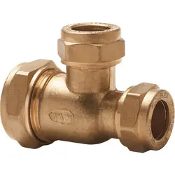 Superprijs T-stuk verloop 22x15x15mm