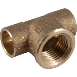 Conex soldeer T-stuk brons 15x1/2"x15mm Uitverkoop