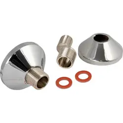 BPE S-koppeling met rozet 1/2"x1/2" 9mm Seizoensaanbieding