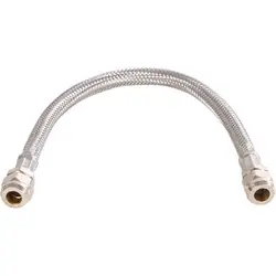Veilige Betaling BPE RVS flexibele slang 35cm 10mm knel x 10mm knel