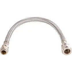 BPE RVS flexibele slang 35cm 15mm knel x 12mm knel Lage Kosten