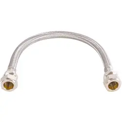 BPE RVS flexibele slang 35cm 15mm knel x 15mm knel Lage Prijs