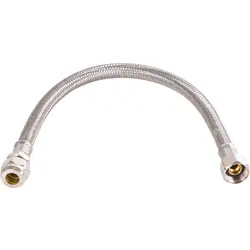 BPE RVS flexibele slang 35cm 3/8" bn.dr. x 10mm knel Express Levering